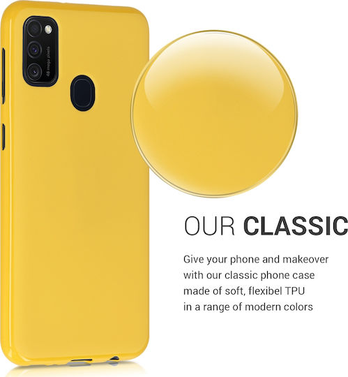 KWmobile Back Cover Silicone Yellow (Galaxy M21)
