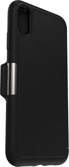 Otterbox Strada Книга Изкуствена кожа Черен (iPhone XS Max)
