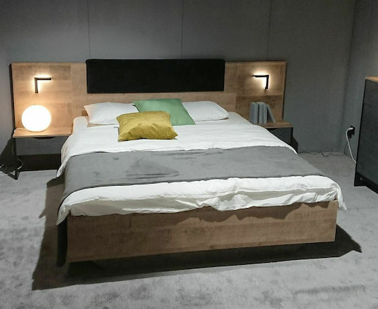 Arden Bedroom Furniture Set Sand Gragne Matera 160x200cm 3 Pieces