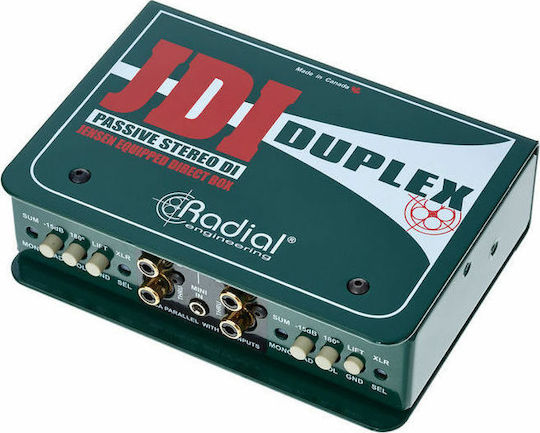Radial JDI Duplex Passiv DI Box 2 Kanäle
