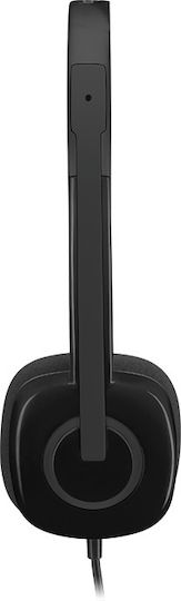 Logitech H151 On Ear Multimedia Headphone with Microphone 3.5mm Jack