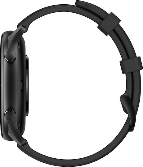 GTR 2 Sport Edition Aluminium 46mm Αδιάβροχο Smartwatch με Παλμογράφο (Μαύρο)