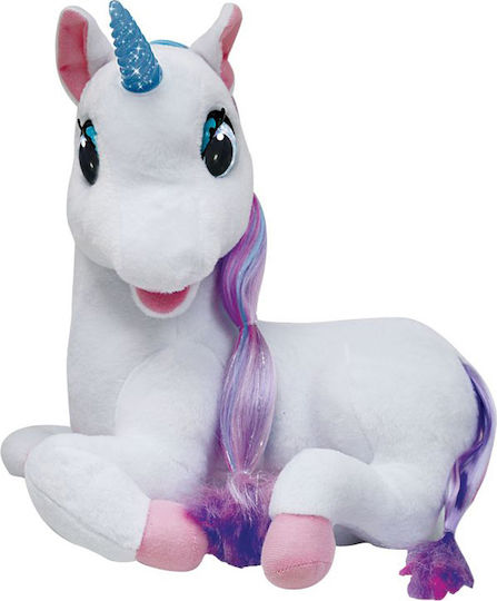 Dimian Plush Unicorn Luna with 3 Stories for 2+ Years