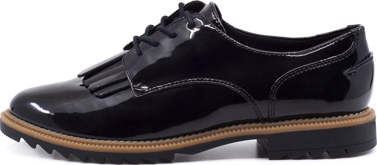 clarks griffin mabel black leather
