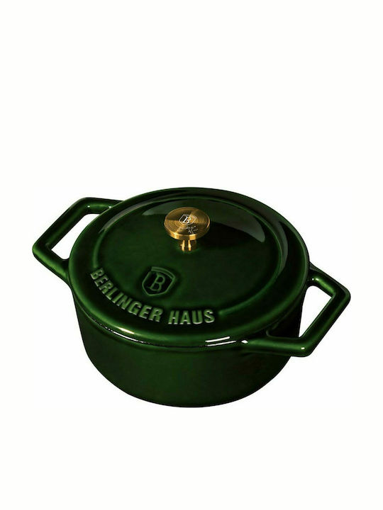 Berlinger Haus Emerald Collection Deep Pot made of Cast Iron 0.55lt / 12cm