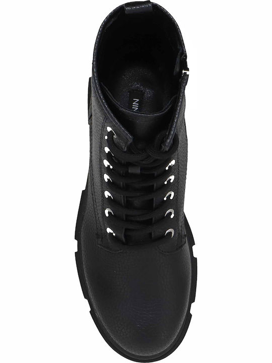 Arde Leather Women's Ankle Boots Black
