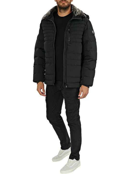 Winter Jacke Puffer Schwarz