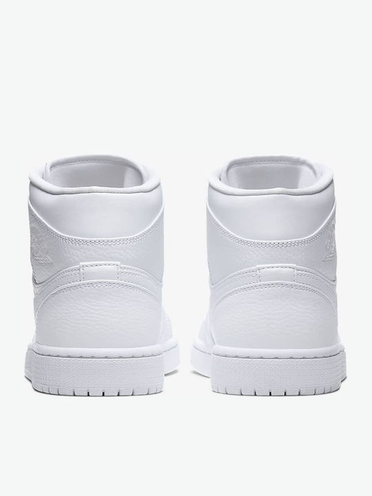 Air  1 Retro Mid Herren Stiefel Weiß