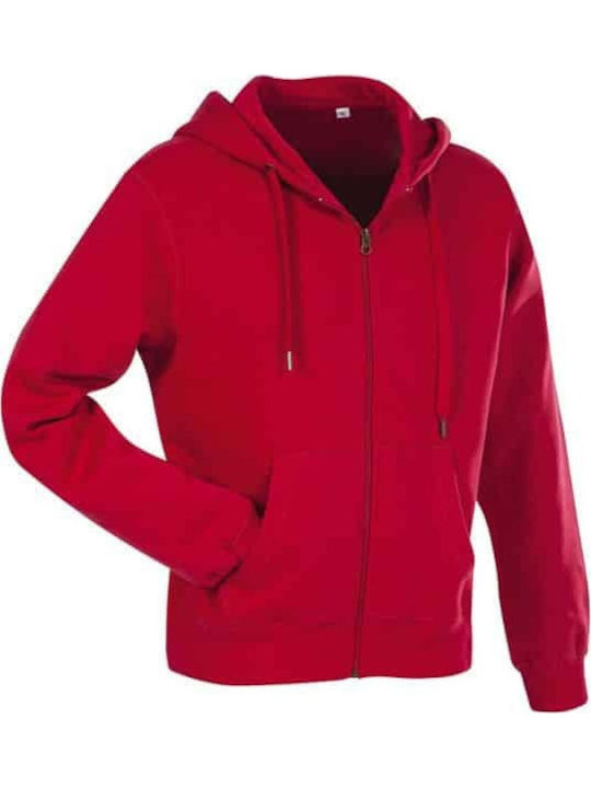 Stedman Werbe-Hoodie in Rot Farbe