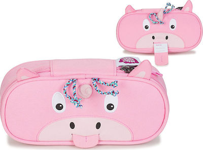 Affenzahn Fabric Pink Pencil Case with 1 Compartment
