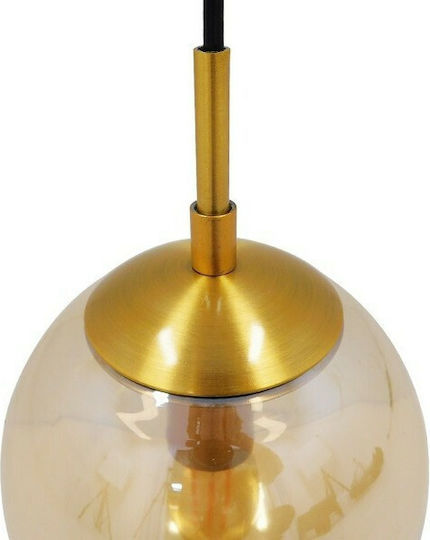 GloboStar Madison Modern Wall Lamp with E27 Socket Gold 15x15x15cm