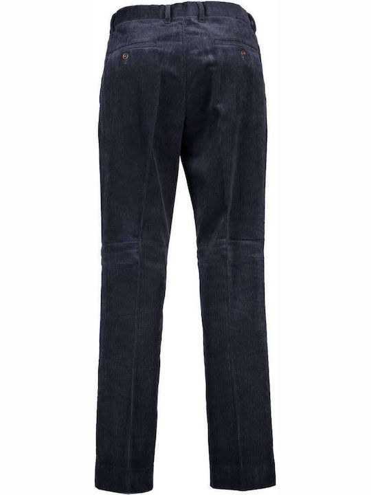 Gant Ανδρικό Παντελόνι Chino σε Slim Εφαρμογή Navy Μπλε