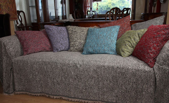 Mc Decor Armchair Throw Malta 180x180cm Grey