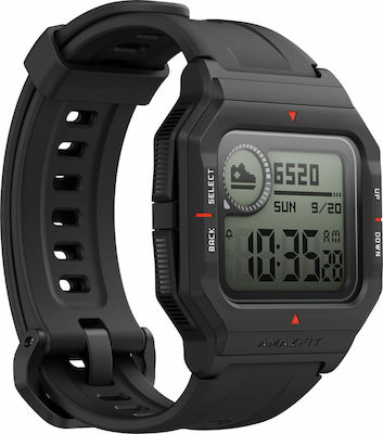 Amazfit Neo Rezistent la apă Ceas inteligent cu pulsometru (Negru)