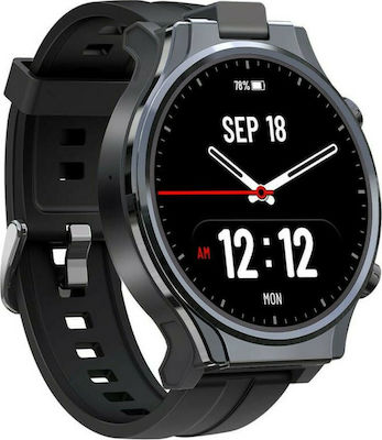 Kospet Prime 2 Smartwatch με SIM και Παλμογράφο (Μαύρο)