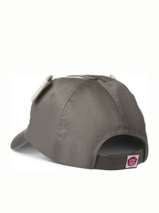 Affenzahn Kids' Hat Jockey Fabric Σκύλος Gray