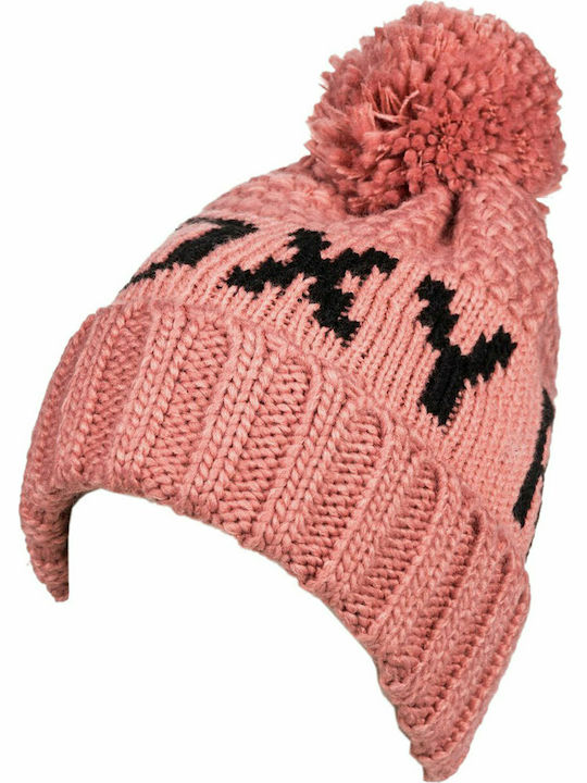 Roxy Tonic Knitted Beanie Cap Pink