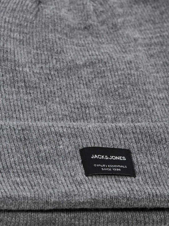 Beanie Beanie Knitted Grey Melange