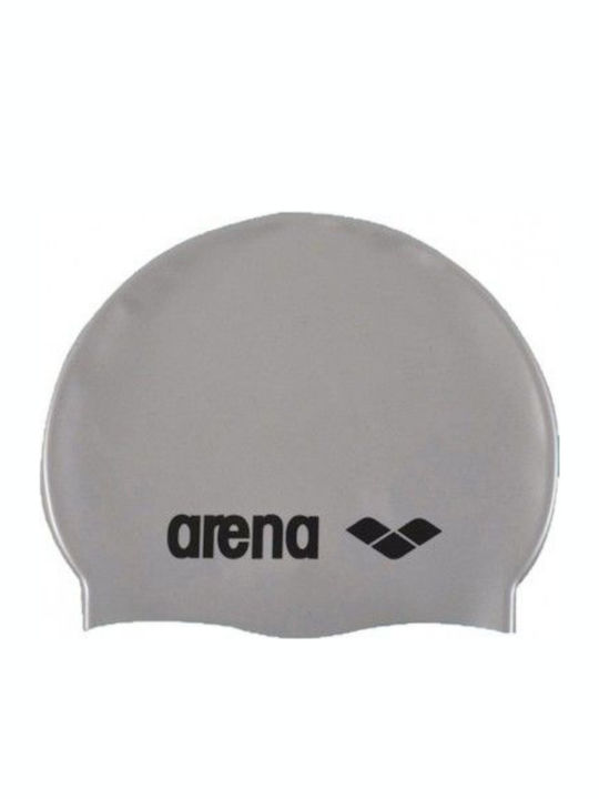 Arena Classic Σκουφάκι Κολύμβησης Ενηλίκων από Σιλικόνη Γκρι
