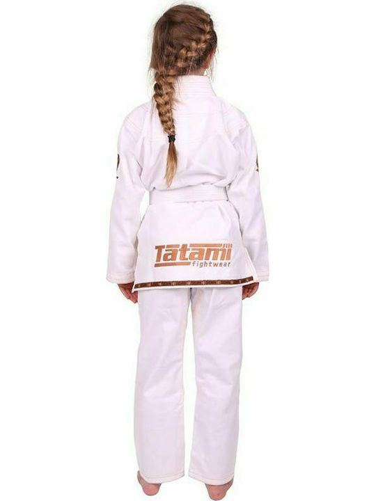 Tatami Fightwear New Meerkatsu Kids Animal Gi Kids Jiu Jitsu Uniform White