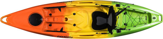 Force Pacific Sot Full 0100-0151YG Πλαστικό Kayak Ψαρέματος 2 Ατόμων Πολύχρωμο