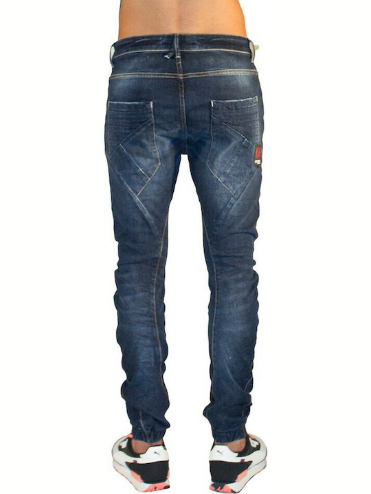 Cover Jeans F0472 Ανδρικό Παντελόνι Τζιν Ελαστικό σε Loose Εφαρμογή Μπλε