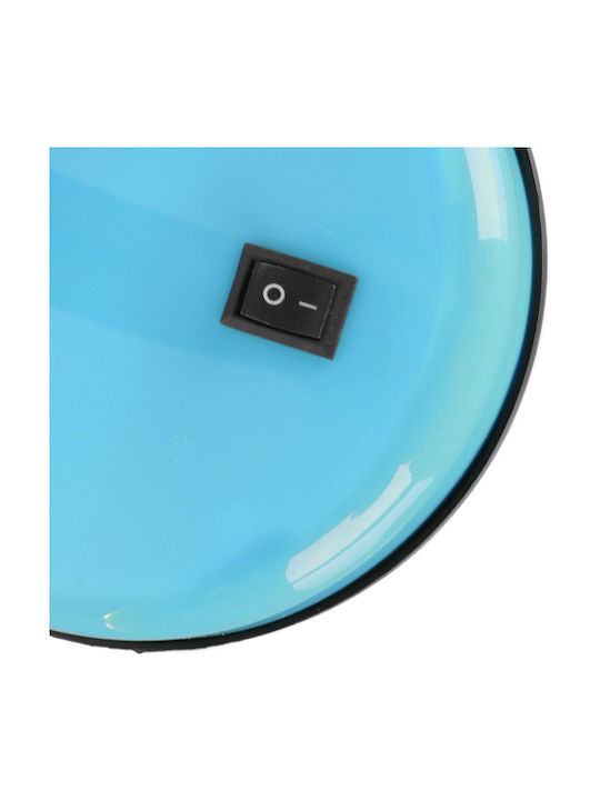 GloboStar Student Office Lamp with Flexible Arm for Socket E27 14x32cm in Blue Color