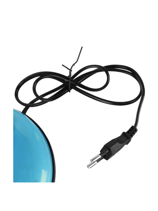 GloboStar Student Office Lamp with Flexible Arm for Socket E27 14x32cm in Blue Color