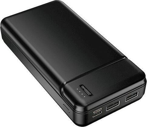 Maxlife MXPB-01 Power Bank 20000mAh με 2 Θύρες USB-A Μαύρο