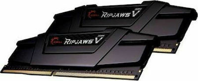 G.Skill Ripjaws V 64GB DDR4 RAM με 2 Modules (2x32GB) και Ταχύτητα 3600 για Desktop