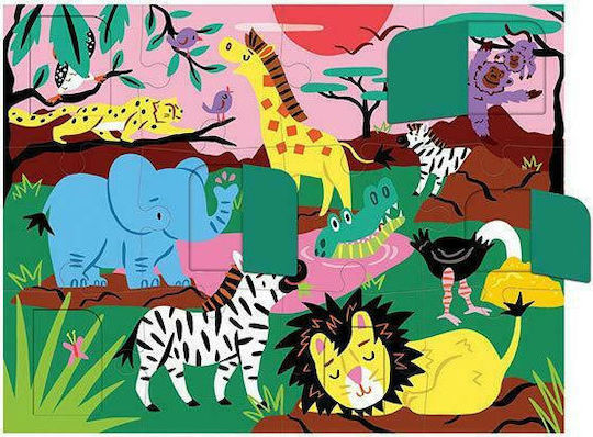 Kinderpuzzle Safari Bilder 12pcs Mudpuppy