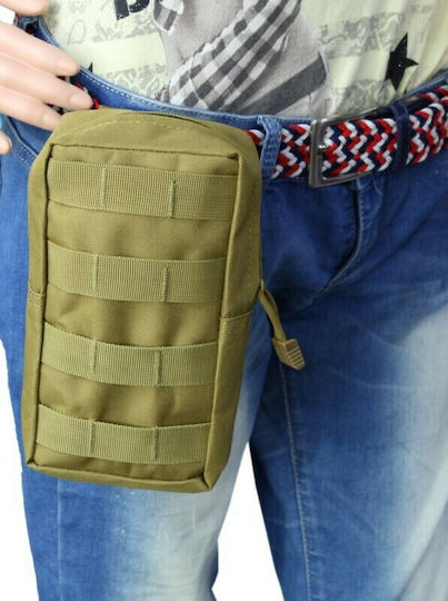 Colorlife Geantă Militară Centură Galben