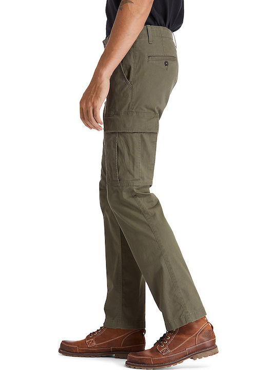 Hose Cargo Elastisch Khaki