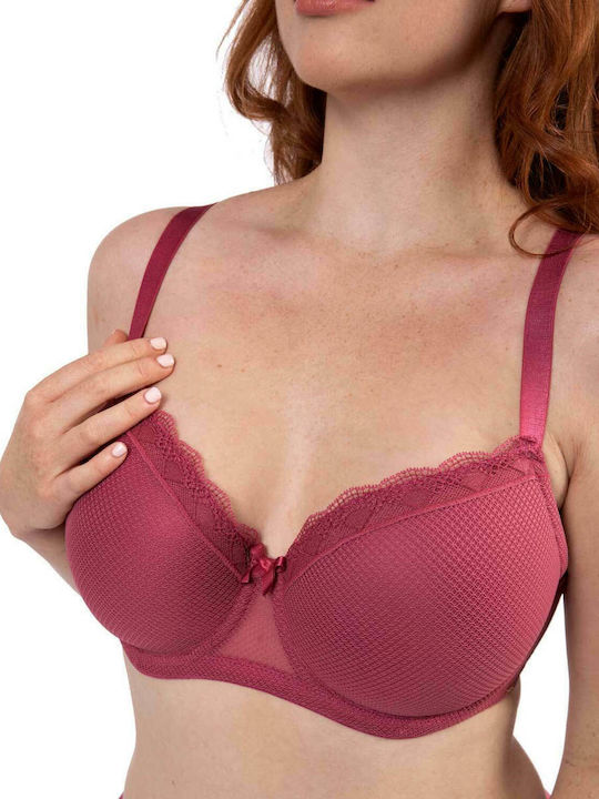 Dorina Rita Curves Bra without Padding Underwire Pink