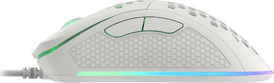 Genesis Krypton 550 RGB Gaming Ποντίκι 8000 DPI Λευκό