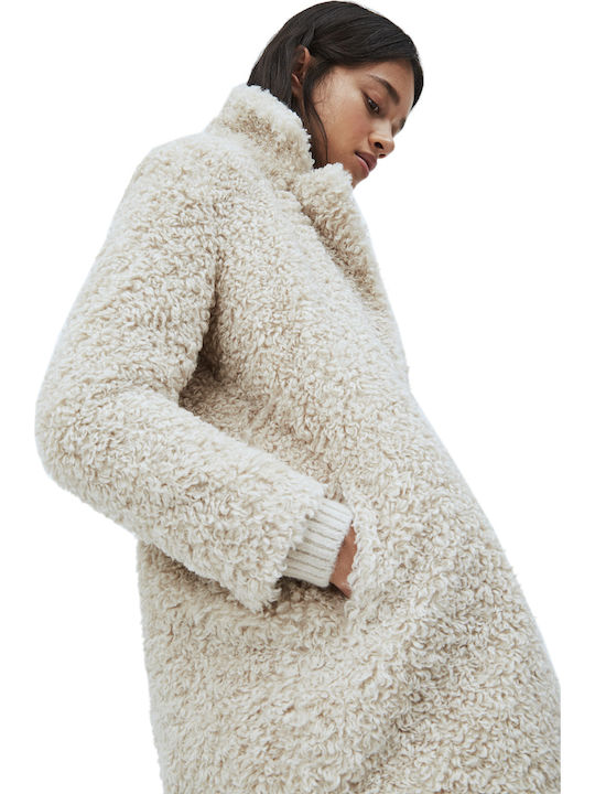 Gretta Women's Short Fur Beige