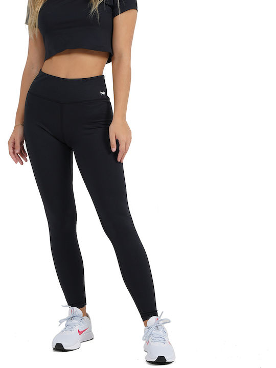 Instruire Colanti de femei Cropped Colanti Talie inalta Negru