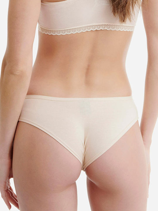 Bamboo Women's Slip 2Pack Seamless Beige