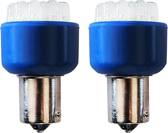 Autoline Lămpi Autoturismului & Motocicletei P21/5W-BAY15D-1157 LED Roșu 12V 2buc