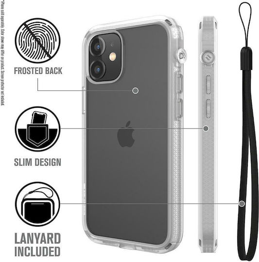 Catalyst Influence Back Cover Πλαστικό με Λουράκι Διάφανο (iPhone 12 mini)