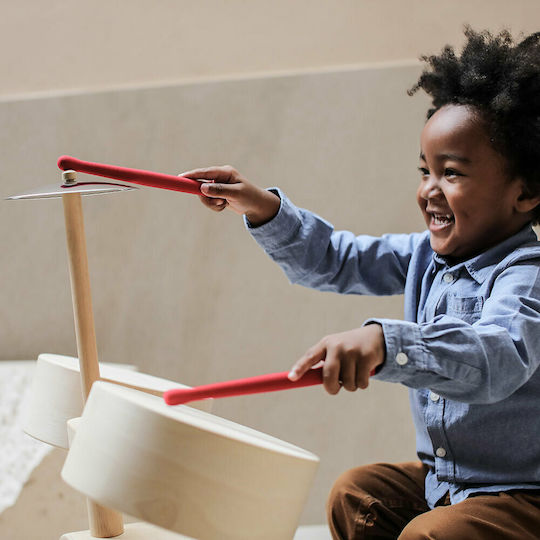 Plan Toys Wooden Drums For Ages 3+