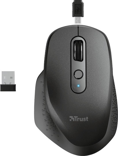 Trust Ozaa Wireless Ergonomic Mouse Black