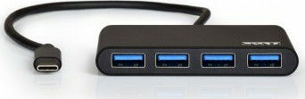 Port Designs USB Хъб с 4 Порта USB 3.0 с USB-C Връзка