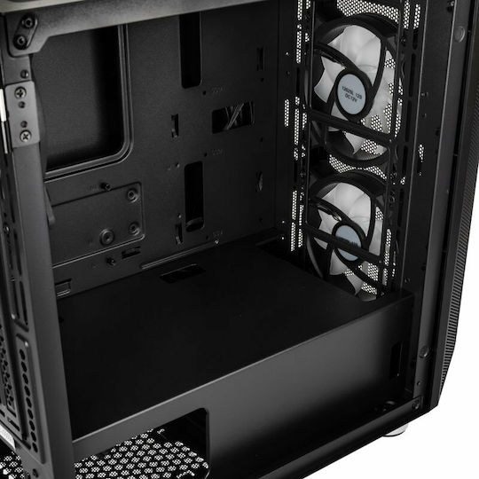 Kolink Citadel Mesh RGB Gaming Midi Tower Κουτί Υπολογιστή με Πλαϊνό Παράθυρο Μαύρο