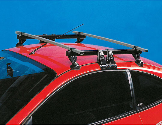 La Prealpina Μπάρα Οροφής Αλουμινίου Calypso για Volkswagen Beetle (New) 3D (Σετ με πόδια) Ασημί