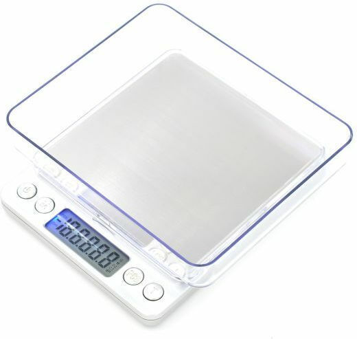 Electronic Commercial Precision Scale with Weighing Capacity 0.5kg and Accuracy 0.01gr