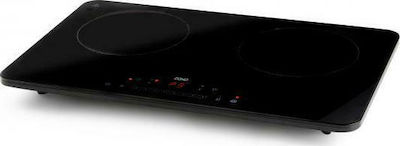 Domo DO333IP Induction Countertop Double Burner Black