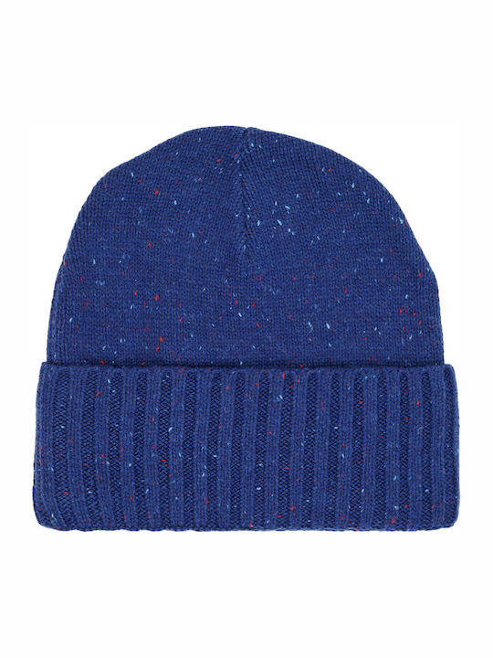 Beanie Beanie with Rib Knit in Blue color