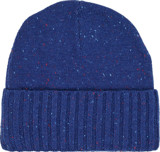 Beanie Γυναικείος Σκούφος με Rib Πλέξη σε Μπλε χρώμα