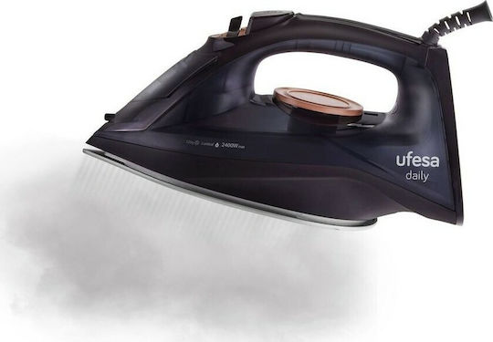 Ufesa PV1100C Daily Fier de Călcat cu Aburi 2400W cu Talpă Ceramică și Debit Continu de Abur 30g/min